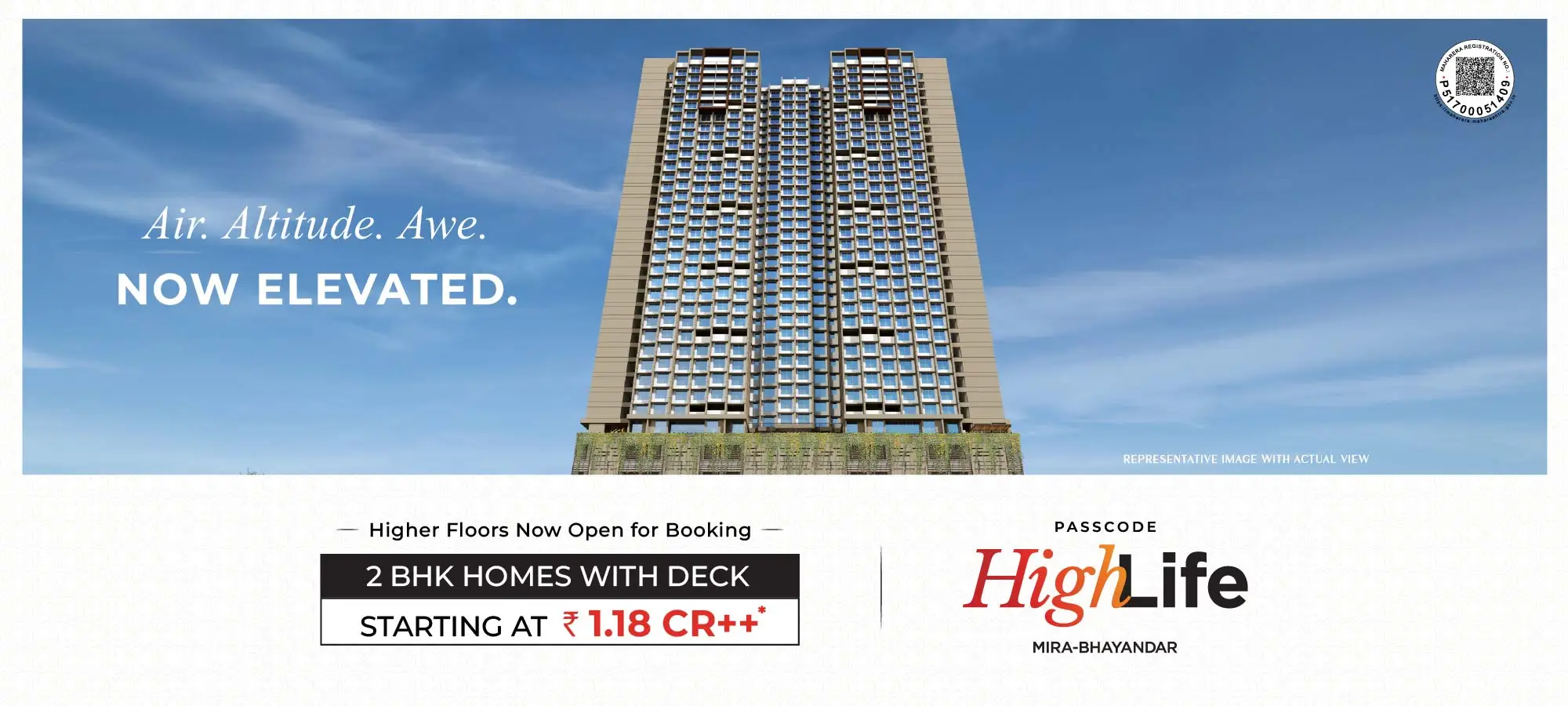 Kanakia Passcode Highlife - Luxury 2 BHK Homes with Deck Residences in Mira-Bhayandar, Mumbai
